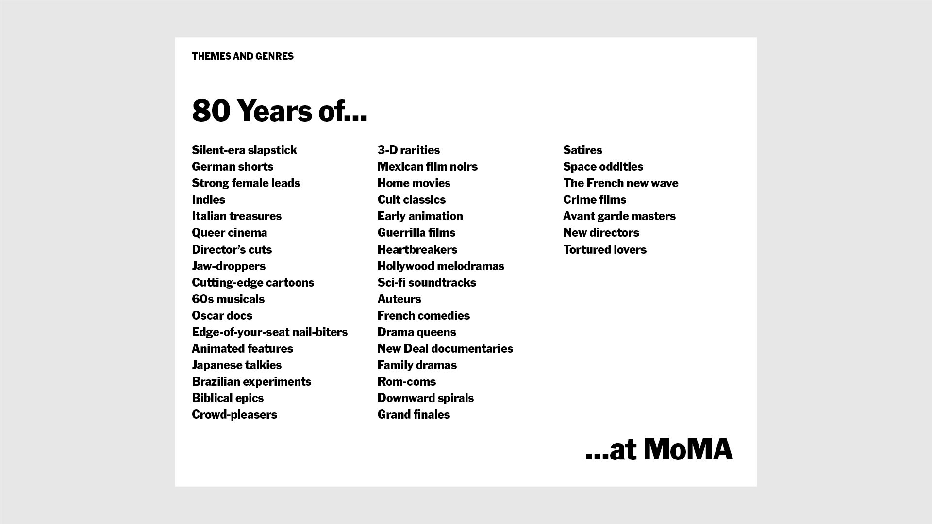 MoMA Design Store Catalog Interior